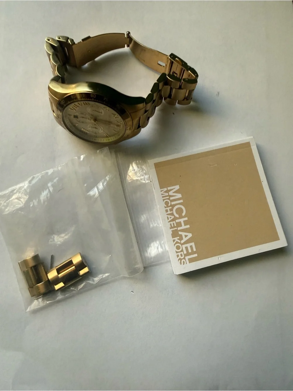 Micheal Kors Solid Gold Watch
